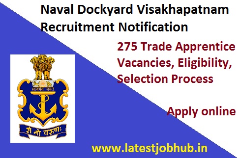 Naval Dockyard Trade apprentice Recruitment