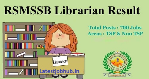 RSMSSB Librarian Result 2019