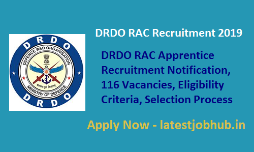 DRDO RAC Recruitment 2019