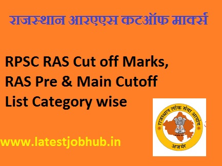 RPSC RAS Cutoff List 2021