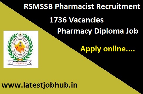RSMSSB Pharmacist Recruitment 2021