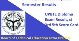 UPBTE Diploma Odd Sem result 2023