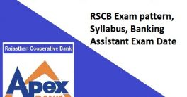 RSCB Exam Pattern Banking Assistant Syllabus