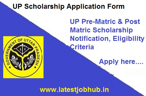 UP Scholarship Pre & Post Matric Online Form