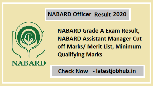 NABARD Officer Result 2020