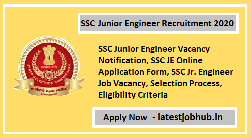 SSC JE Recruitment 2020