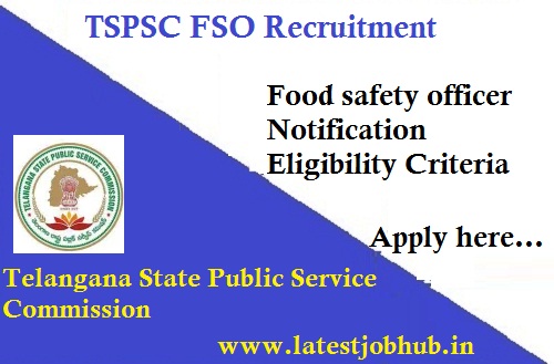 TSPSC FSO Recruitment 2020