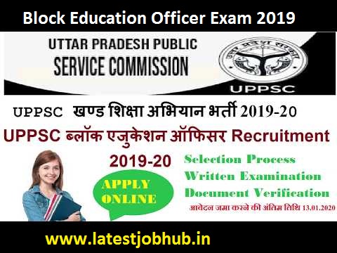 UPPSC Khand Shiksha Adhikari Recruitment 2020