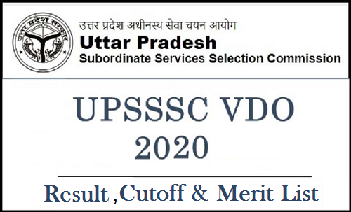 UPSSSC Gram Vikas Adhikari Result 2022