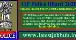 HP Police Constable Recruitment 2020