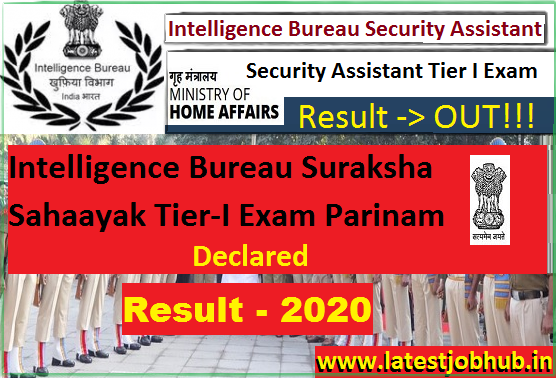 MHA IB Security Assistant Result 2021