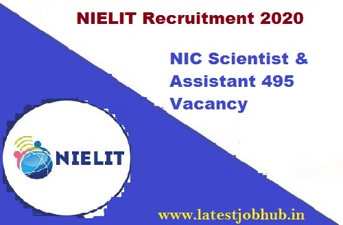 NIC NIELIT Scientist & Assistant Jobs