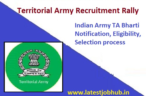 Indian Army TA Recruitment Rally 2021