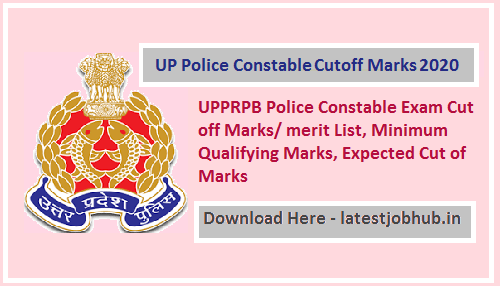 UP Police Constable Cut off Marks 2020
