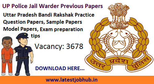 UP Police Jail Warder Previous Year Question Papers