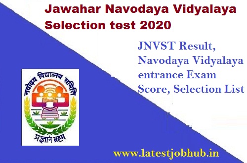 Navodaya Vidyalaya 6th Class Result 2021