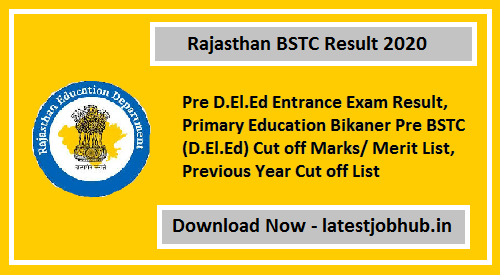 Rajasthan BSTC previous Question Papers