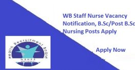 WB Health Staff nurse Jobs