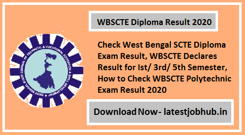 WBSCTE Diploma Result 2021