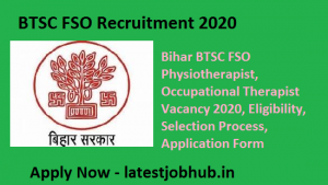 BTSC FSO Recruitment 2020