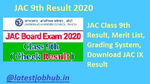 JAC 9th Results 2020