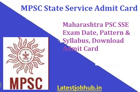MPSC State Service Admit Card 2020