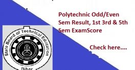 SBTE Bihar Polytechnic Result