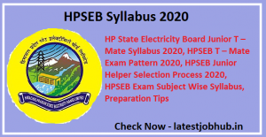HPSEB Syllabus 2020