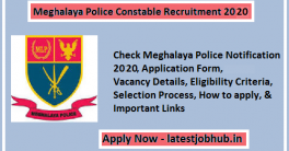 Meghalaya Police Constable Jobs 2023