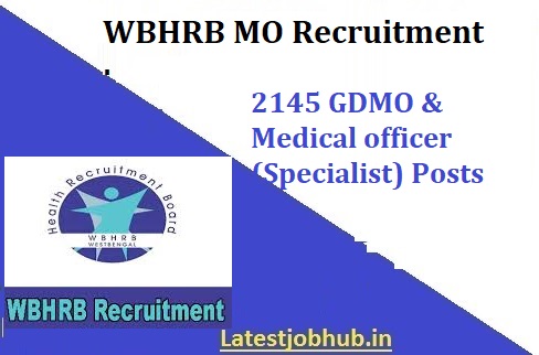 WBHRB Medical Officer Recruitment