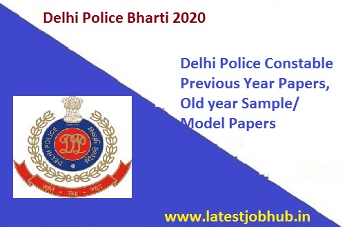 Delhi Police Constable Previous Year Papers 2020