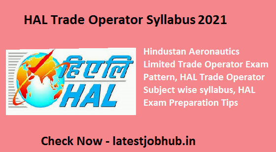 HAL-Trade-Operator-Syllabus-2021