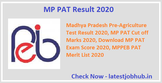 MP PAT Result 2020