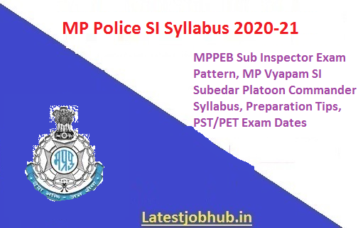MP-Police-SI-Syllabus-2020-21