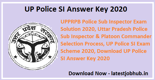 UPPRPB Sub Inspector Answer key