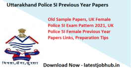 Uttarakhand-Police-SI-Previous-Year-Papers-2022