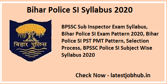 BPSSC Sub Inspector Syllabus