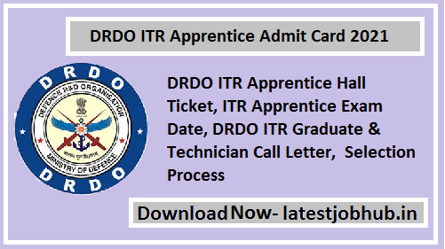 DRDO-ITR-Apprentice-Admit-Card-2021