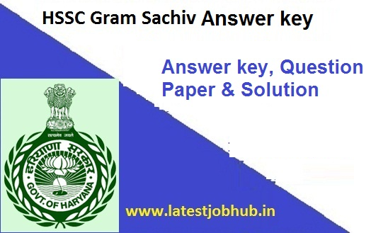 HSSC Gram Sachiv Answer key 2022