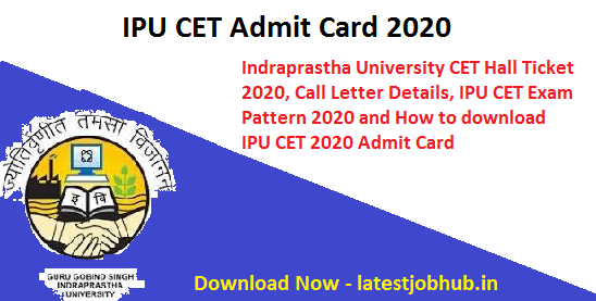 IPU-CET-Admit-Card-2020
