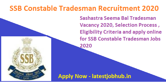 SSB-Constable-Tradesman-Recruitment-2020