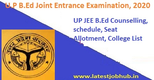 UP B.Ed JEE Counselling 2020