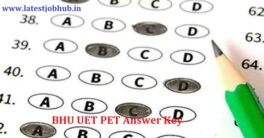 BHU UET PET Answer key 2020