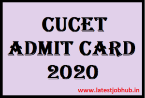 CUCET-Admit-Card-2020