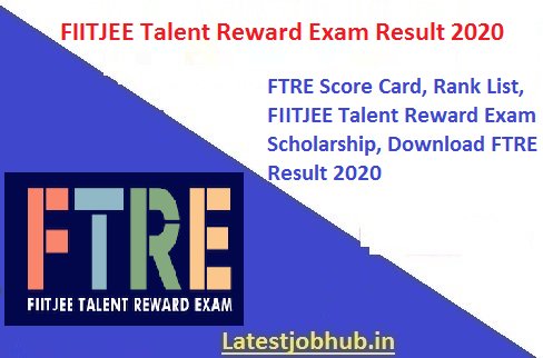 FIITJEE Talent Reward Exam Result 2020