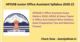 HPSSSB-Junior-Office-Assistant-Syllabus-2020-21
