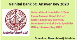 Nainital-Bank-SO-Answer-Key-2020
