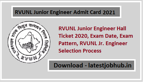 RVUNL-Junior-Engineer-Admit-Card-2021