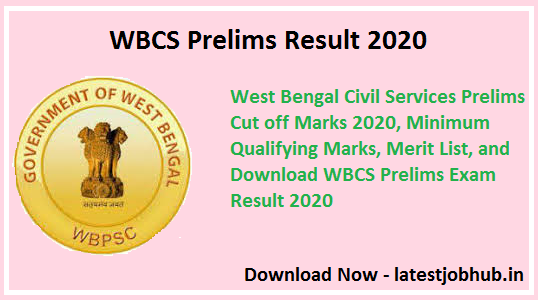 WBCS Prelims Result 2022