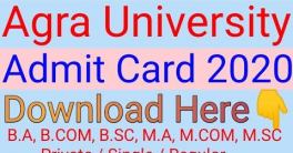 Agra-University-Admit-Card-2020